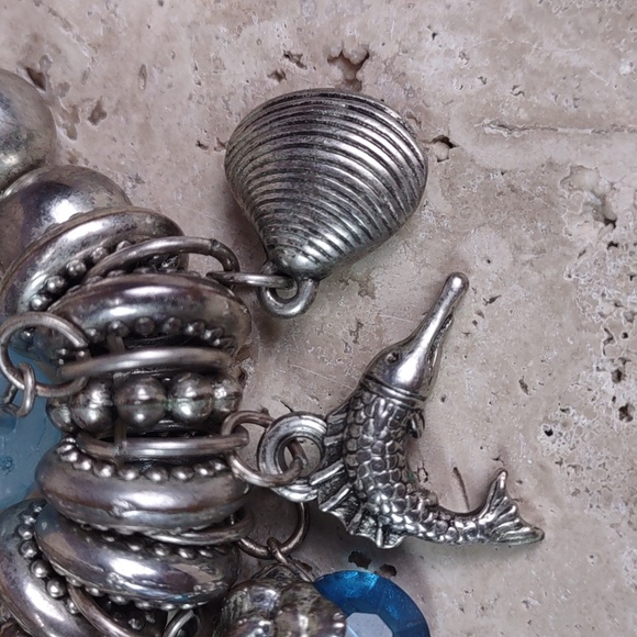 Ocean Themed Stretch Charm Bracelet - Picture 9 of 9